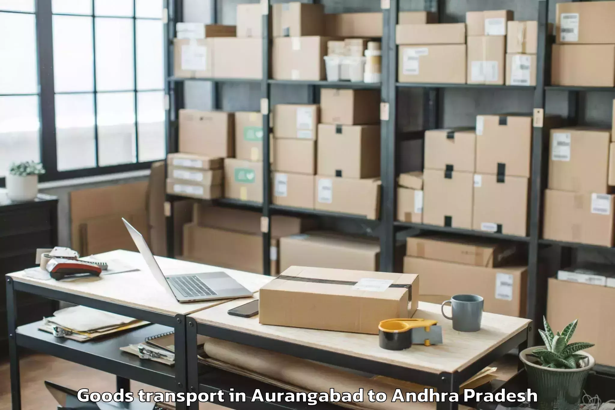 Trusted Aurangabad to Etcherla Goods Transport